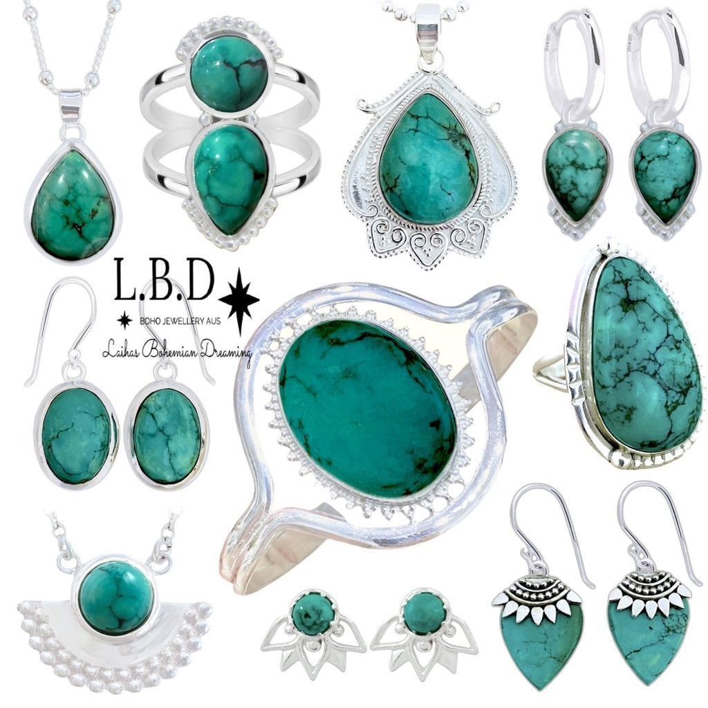 Greek hot sale turquoise jewelry