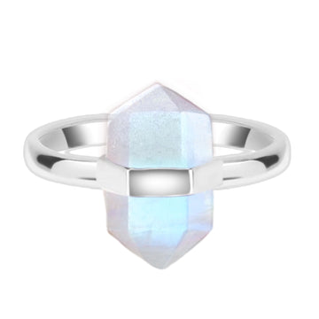 Laihas Crystal Kindness Moonstone Ring Gemstone Sterling Silver Ring Laihas Bohemian Dreaming -L.B.D