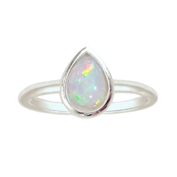 Laihas Mini Tearing Spirit Genuine Opal Ring Gemstone Sterling Silver Ring Laihas Bohemian Dreaming -L.B.D