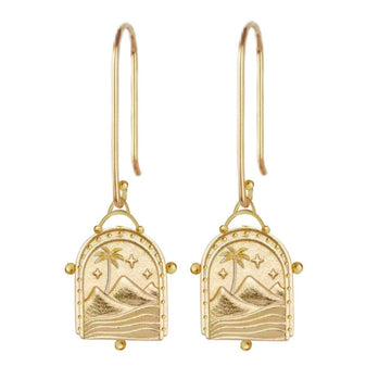 Laihas Bohemian Paradise Gold Earrings -LBD Australia