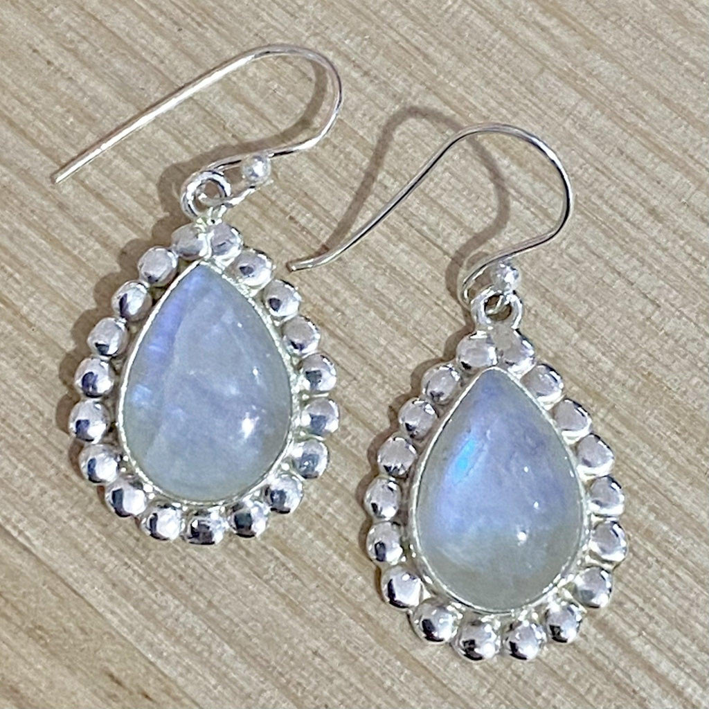 Laihas Boho Petal Moonstone Earrings LBD -LBD Australia