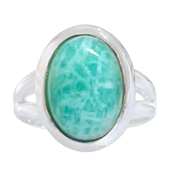 Laihas Classic Chic Oval Amazonite Ring -LBD Australia