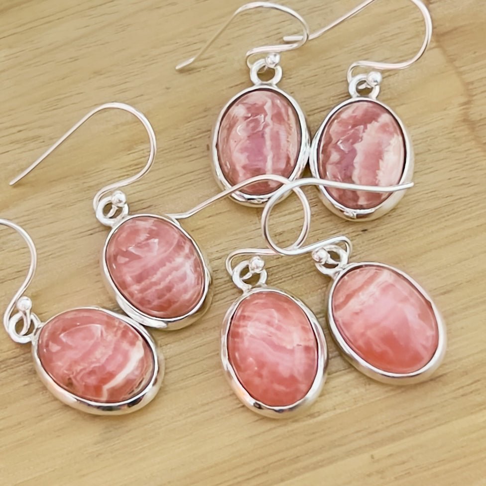 Laihas Classic Chic Rhodochrosite Earrings -LBD Australia