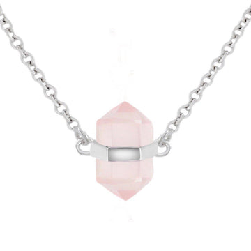 Laihas Crystal Kindness Rose Quartz Necklace