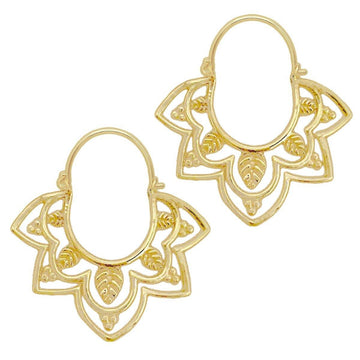 Laihas Daisly Boho Gold Hoop Earrings