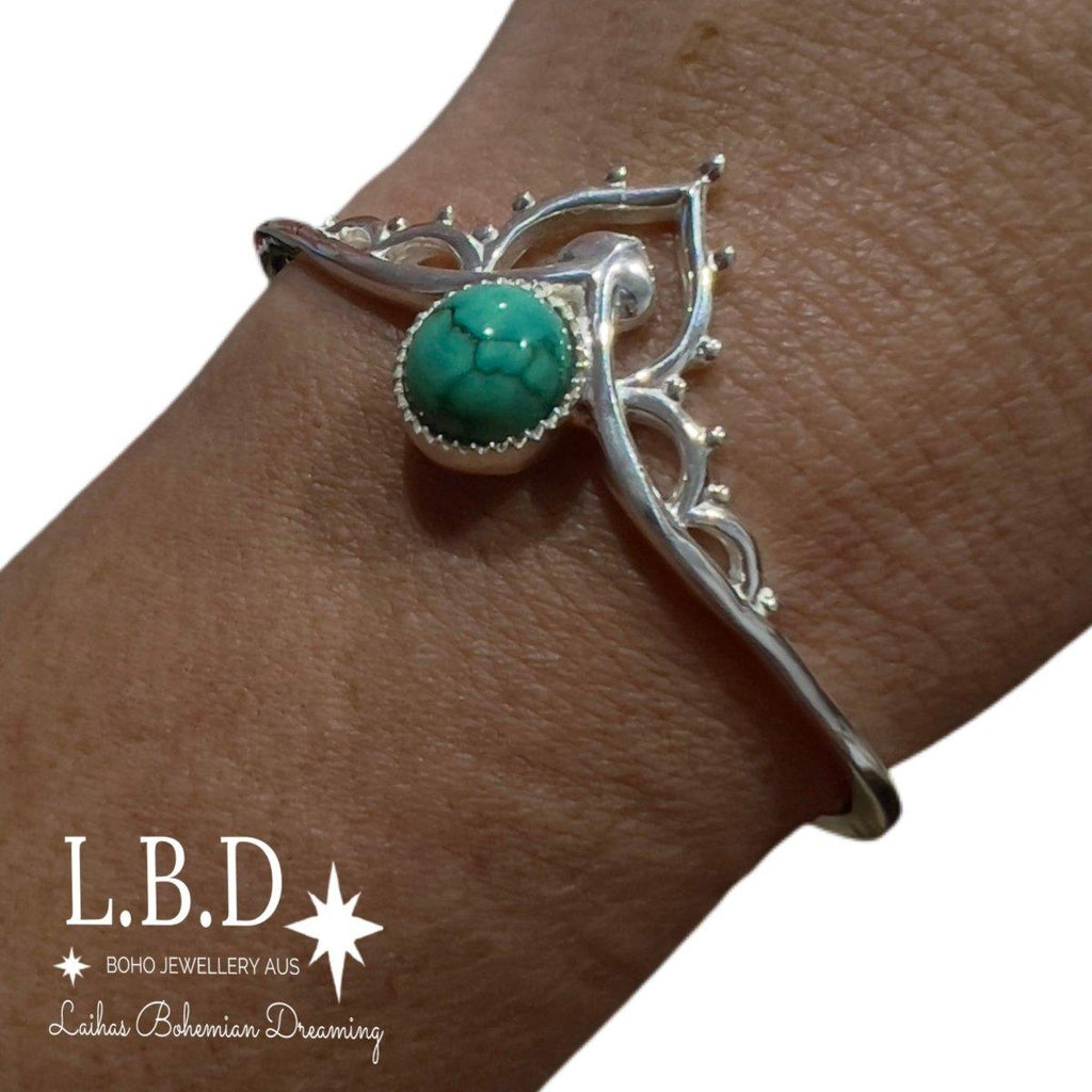 Laihas Daisly Boho Turquoise Bangle