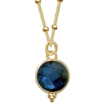 Laihas Free Spirit Gold Labradorite Necklace