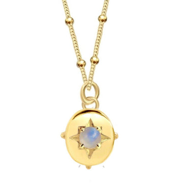 Laihas Guiding Light Gold Moonstone Necklace Of Hope