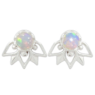 Laihas Inflorescence Genuine Opal Stud Earrings