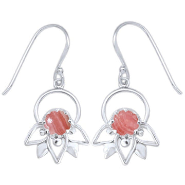 Laihas Inflorescence Rhodochrosite Earrings