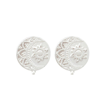 Laihas La Luna Sterling Silver Stud Earrings