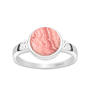 Laihas Posh Little Gypsy Rhodochrosite Ring